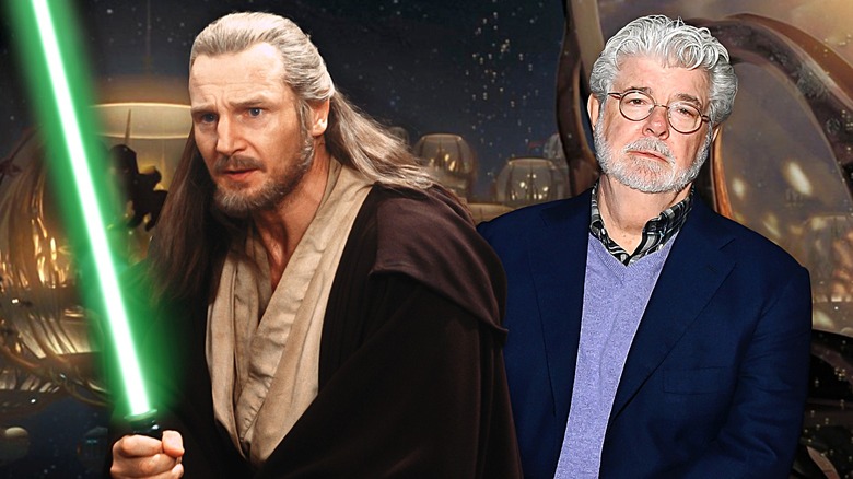 Qui-Gon and George Lucas