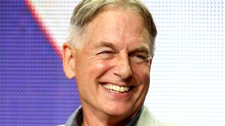 Mark Harmon smiling