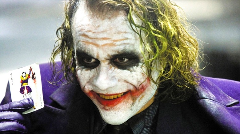 Heath Ledger as the Joker in The Dark Knight