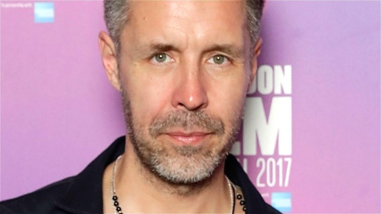 Paddy Considine posing for red carpet photos