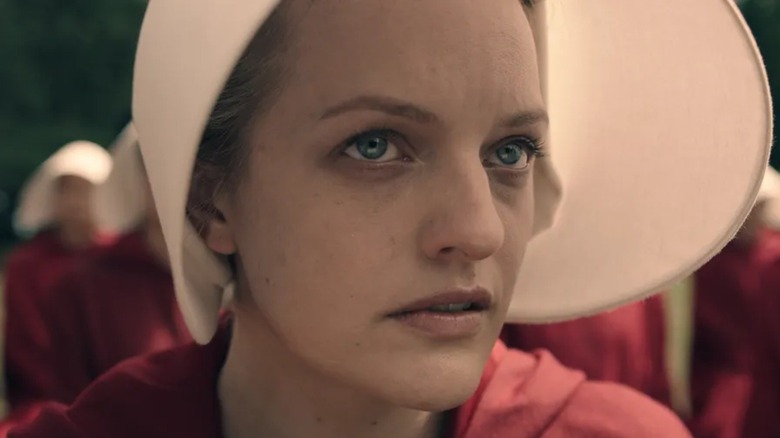 Elizabeth Moss in The Handmaid's Tale on Hulu