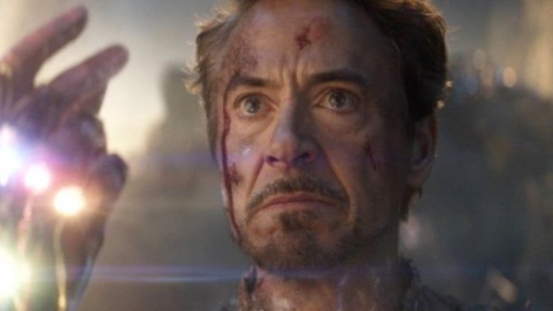 Robert Downey Jr. Iron Man Avengers: Endgame snap