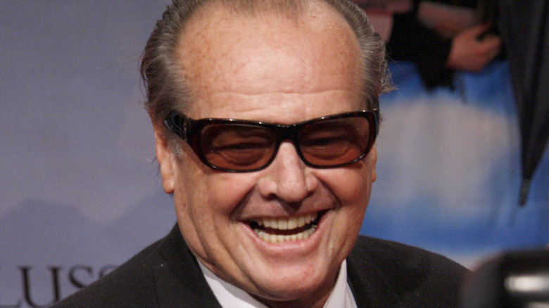 Jack Nicholson at movie premiere
