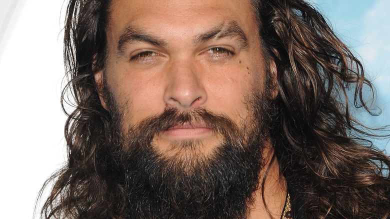 Jason Momoa staring forward