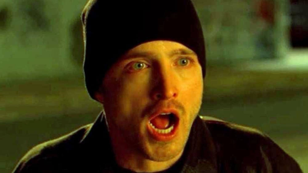 Jesse Pinkman with mouth agape