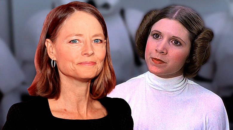 Jodie Foster Princess Leia composite