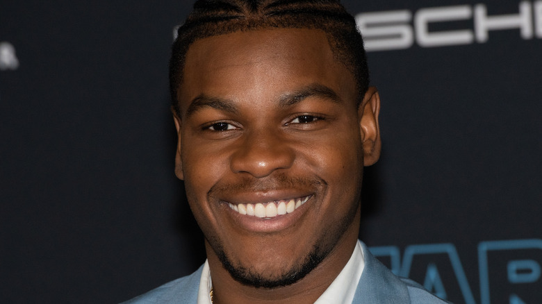 John Boyega smiling