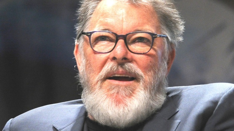 Jonathan Frakes wearing glasses