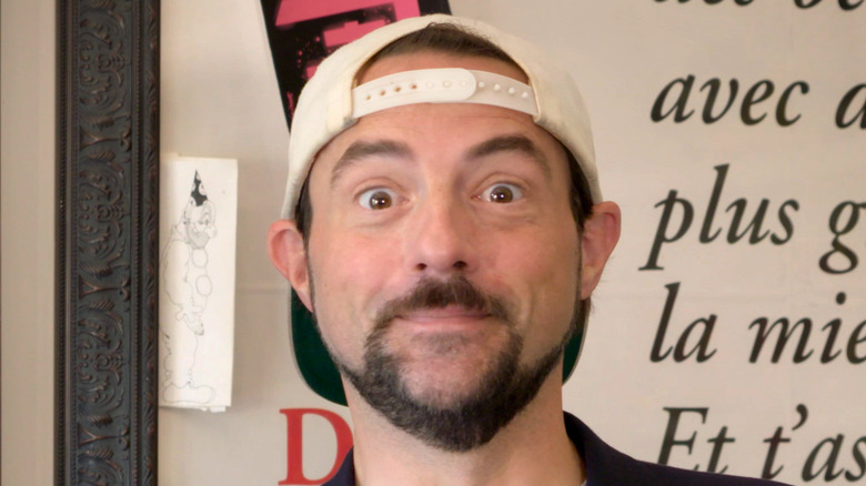 Kevin Smith grinning