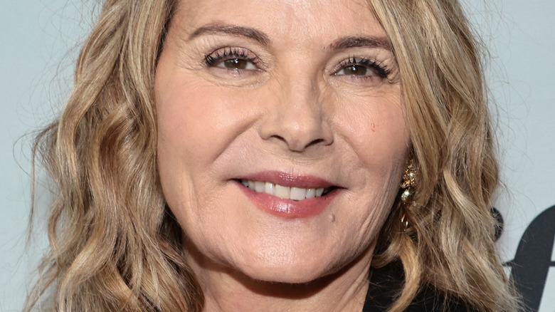 Kim Cattrall smiling 