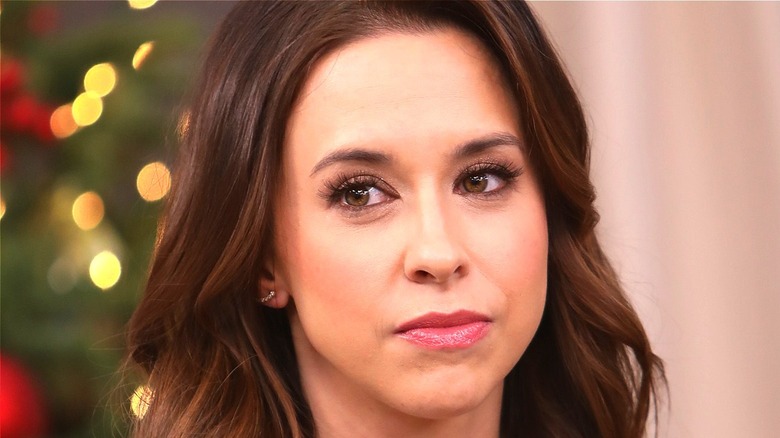 Lacey Chabert not smiling