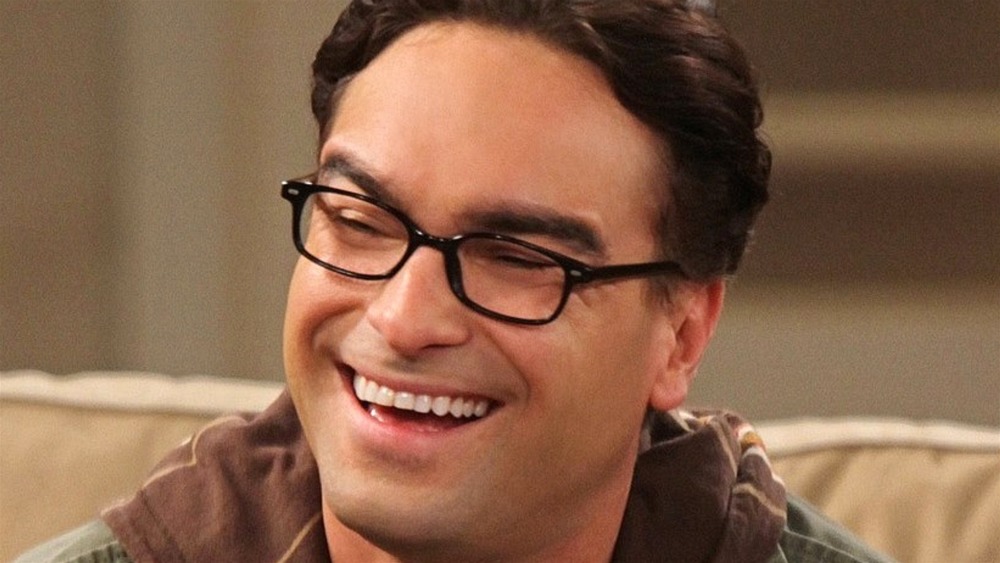 Leonard Hofstadter laughing