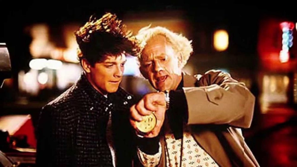 Eric Stoltz and Christopher Lloyd in a deleted scene from Back to the Future