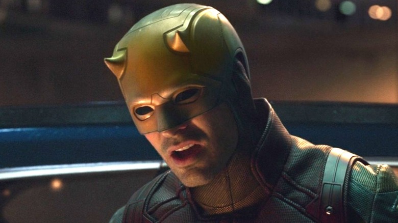 Daredevil looking surprised