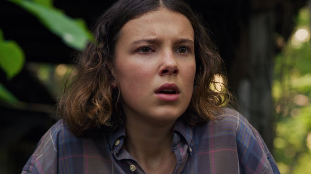 Millie Bobby Brown as Eleven on Stranger Things