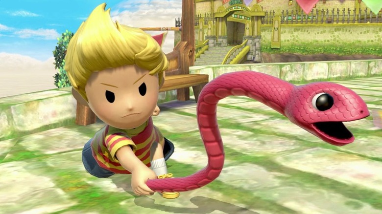 Lucas with snake