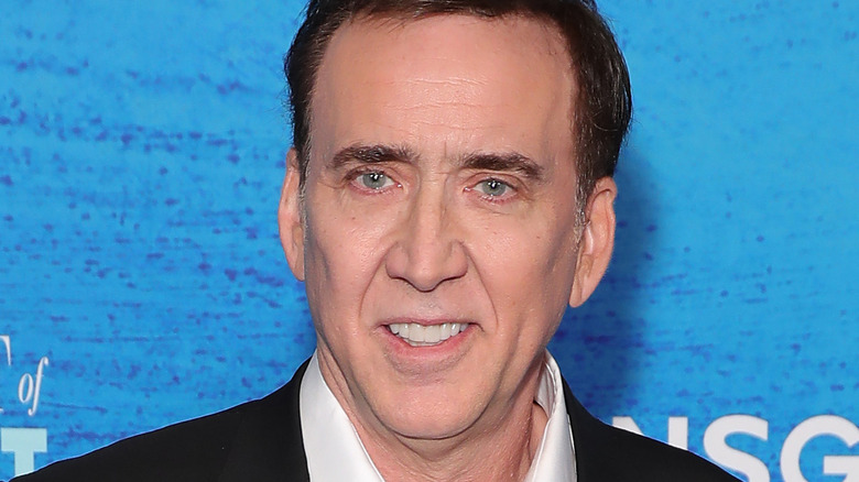 Nicolas Cage smiling