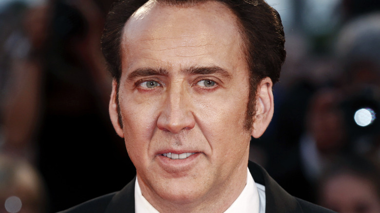 Nicolas Cage smiling