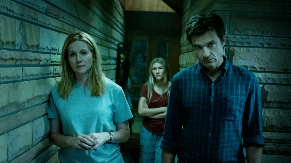 Laura Linney, Jason Bateman, and Sofia Hublitz in Ozark