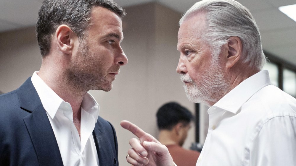 Liev Schreiber as Ray Donovan and John Voight as Mickey Donovan in Ray Donovan