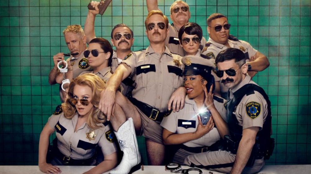 The Quibi Reno 911! cast in 2020