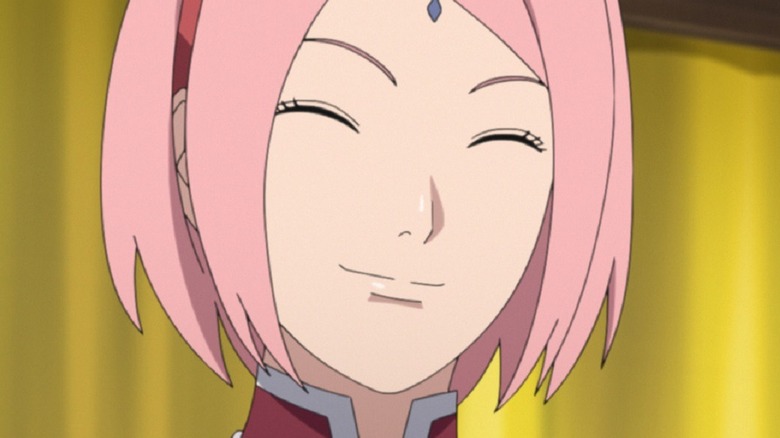 Smiling adult Sakura 