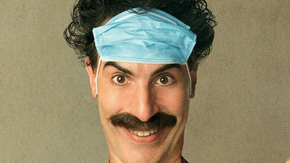 Borat 2 poster facemask