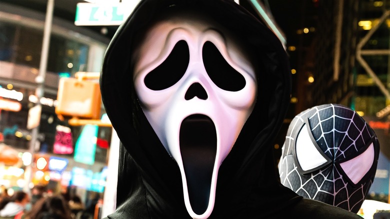 Ghostface killer from the "Scream" movies