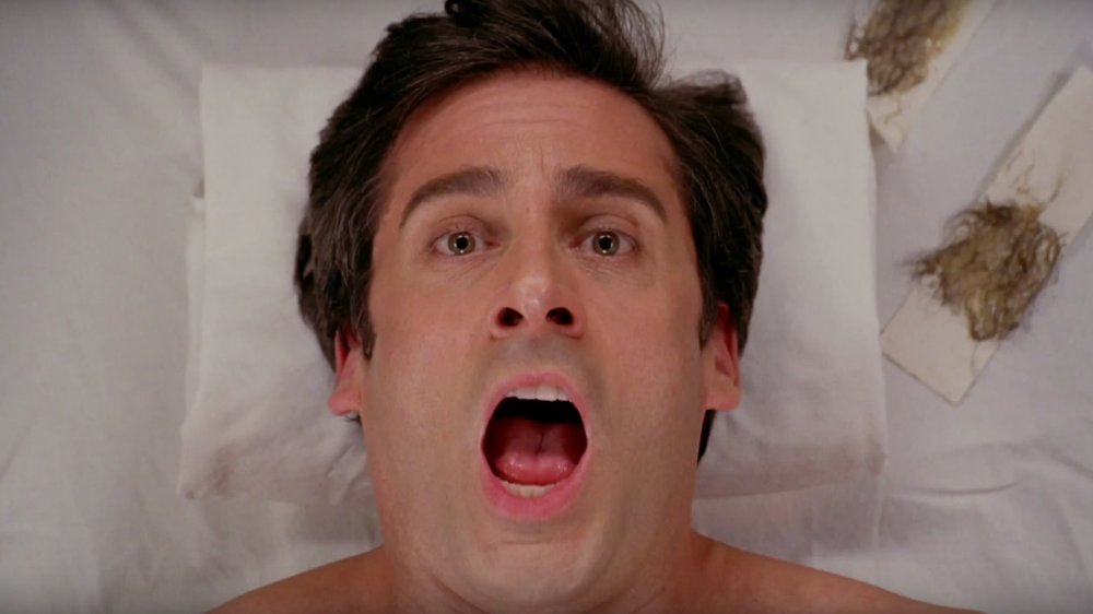 Steve Carell gets his chest waxed in The 40-Year-Old Virgin