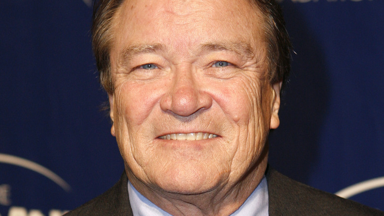 Steve Kroft poses at an event