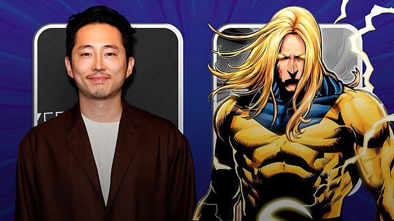 Steven Yeun and Sentry composite