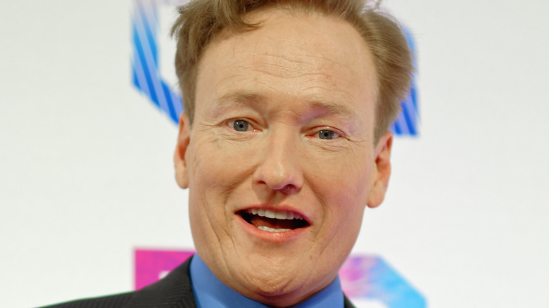 Conan O'Brien press smile 