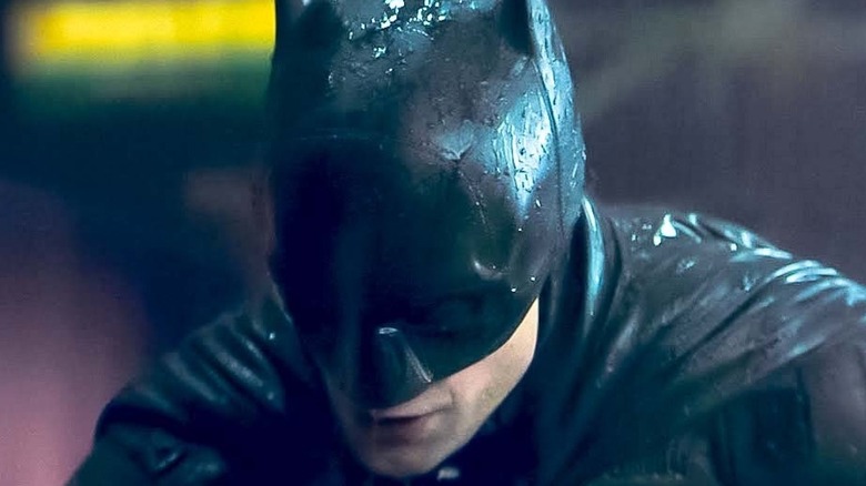 Batman looking serious