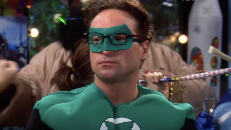 Leonard Hofstadter dressed as Green Lantern