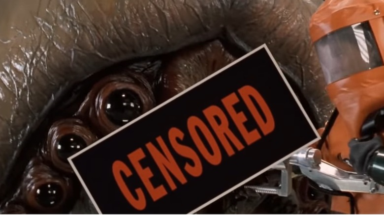Censored cow in Starship Troopers