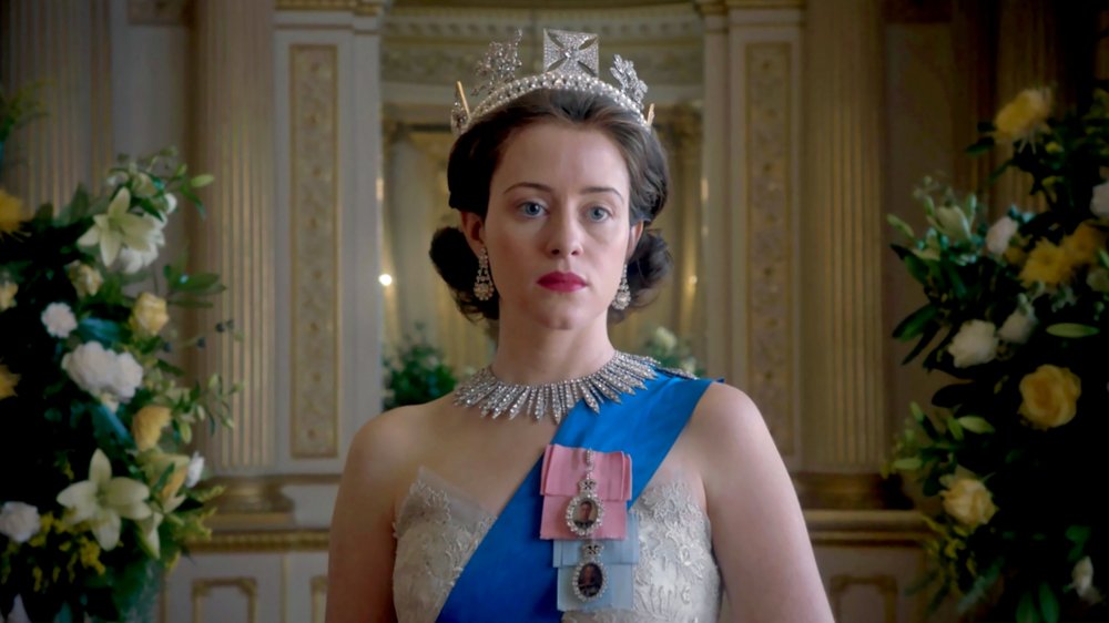 Claire Foy as Queen Elizabeth II on The Crown