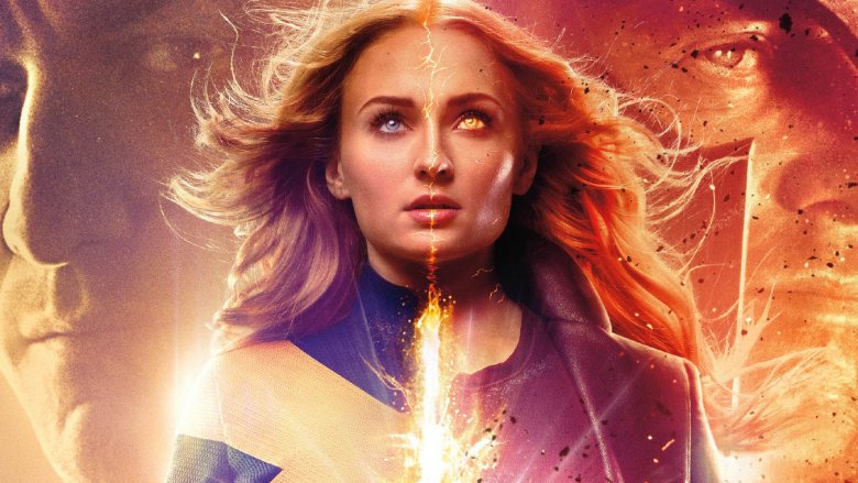 Sophie Turner as Jean Grey in Dark Phoenix poster