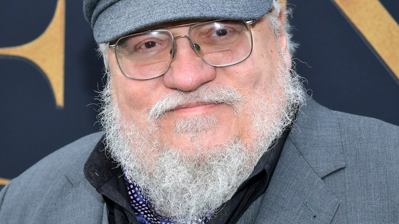 Close up of George R.R. Martin