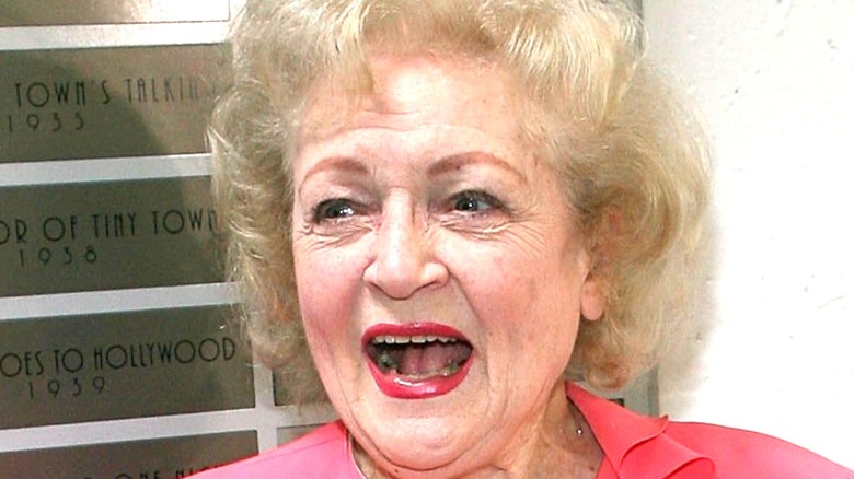 Betty White smiling