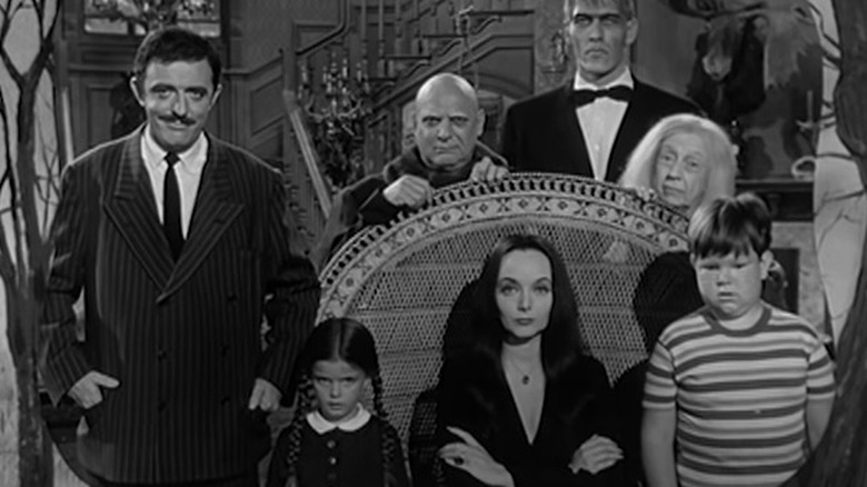 The Addams Family Posing