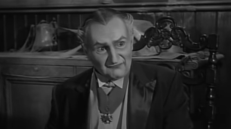Grandpa Munster eyebrows raised