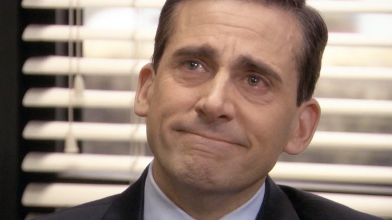 Steve Carell Michael Scott crying The Office