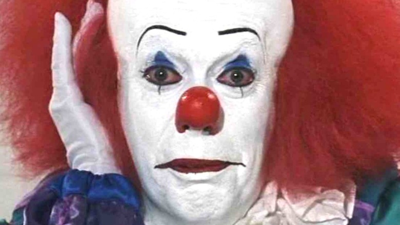 Pennywise smirking in It