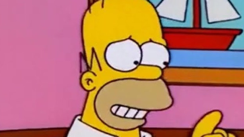Homer Simpson explaining