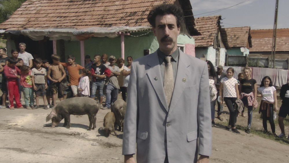 Borat standing Kazakhstan