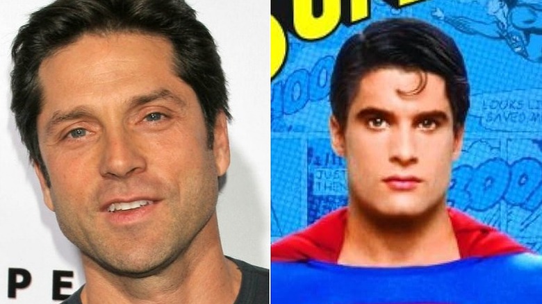 Gerard Christopher (L) gives a half-smile; John Haymes Newton poses heroically