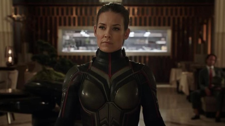 Hope van Dyne in the Wasp outfit in "Ant-Man and the Wasp" (2018)