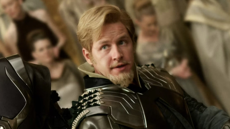 Fandral looks up in "Thor" (2010)