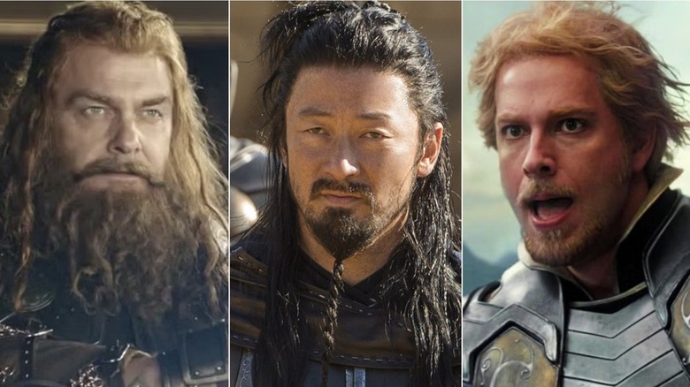 Volstagg, Hogun, and Fandral