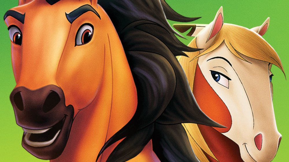 The poster for Spirit: Stallion of the Cimarron